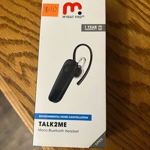 Black Bluetooth Headset